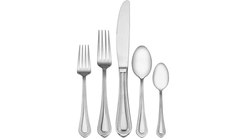 mikasa flatware service set
