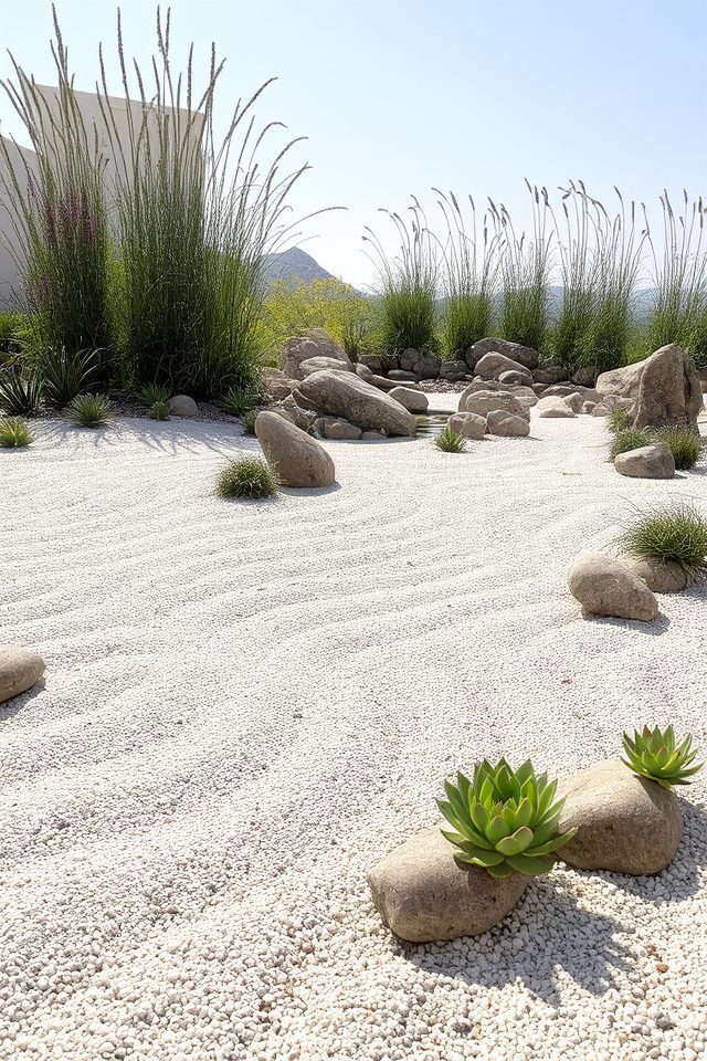 mindfulness through zen garden