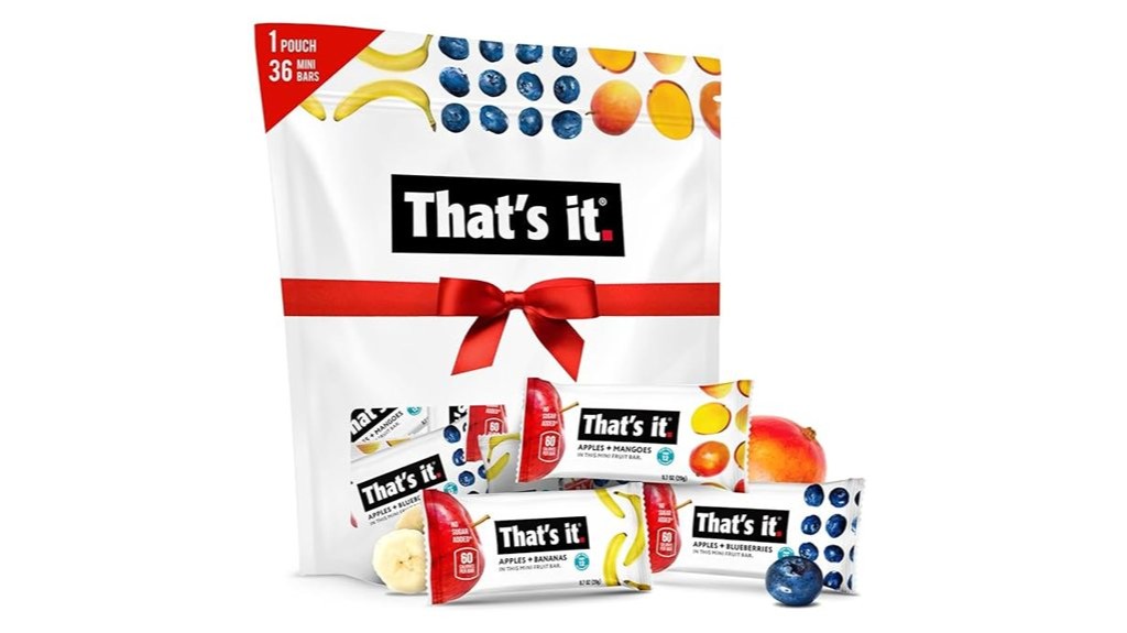 mini fruit bars variety