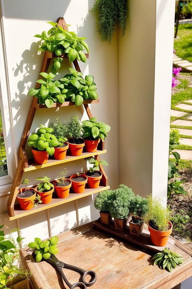miniature herb garden design