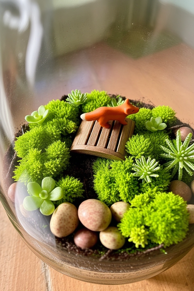 miniature self contained ecosystems