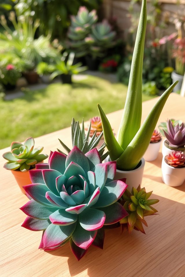 modern succulents for landscaping