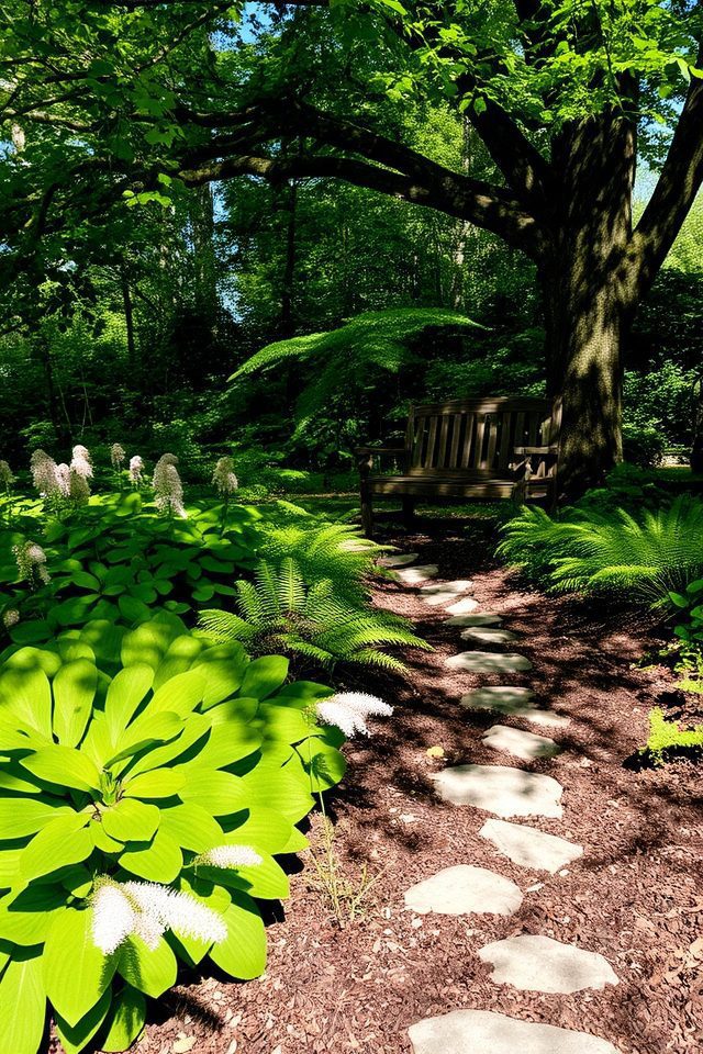 moisture loving shade garden design