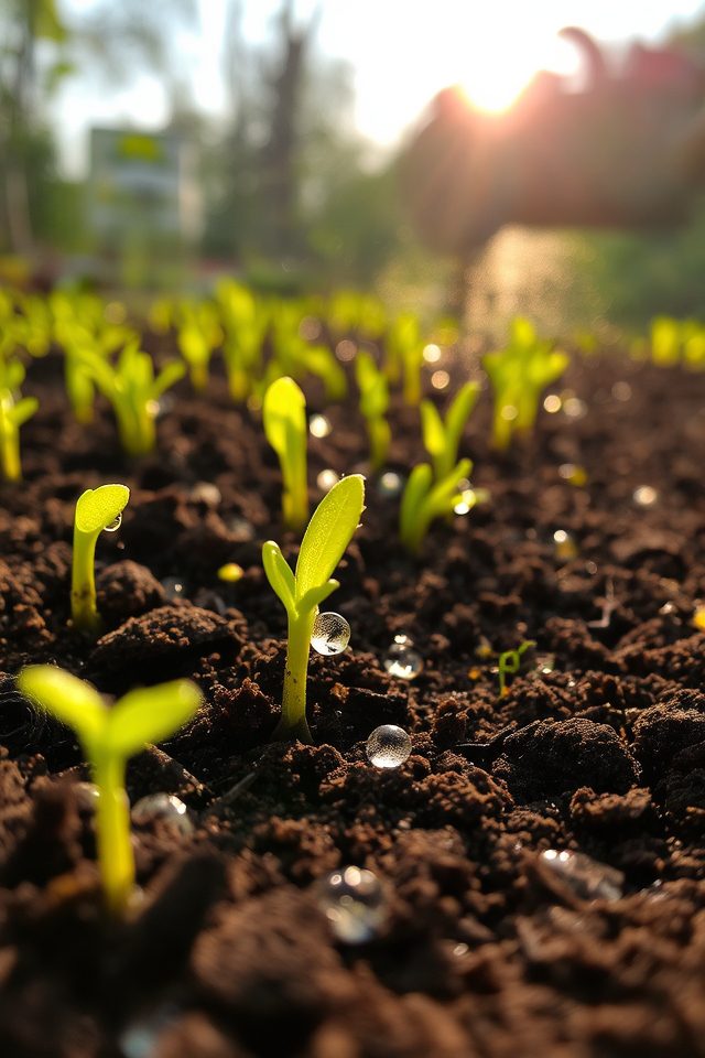 moisture retaining gardening solution