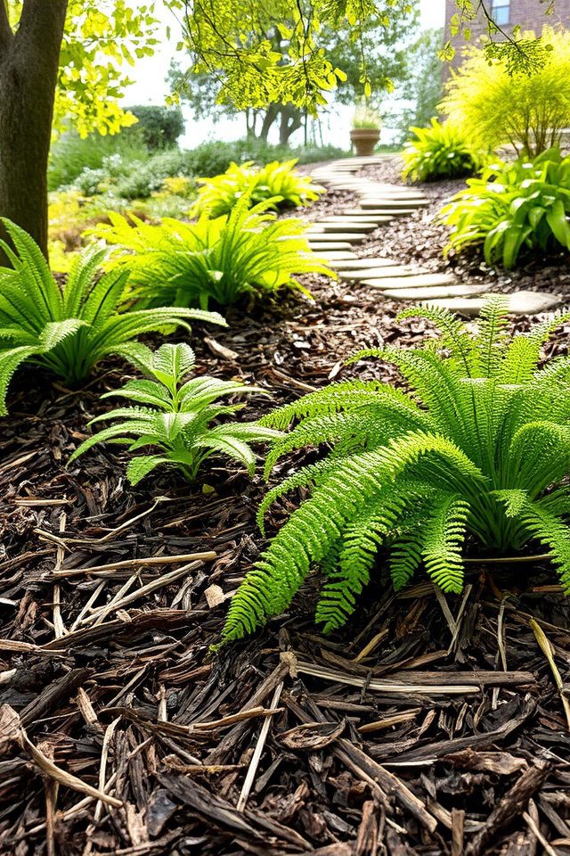 moisture retention through mulch