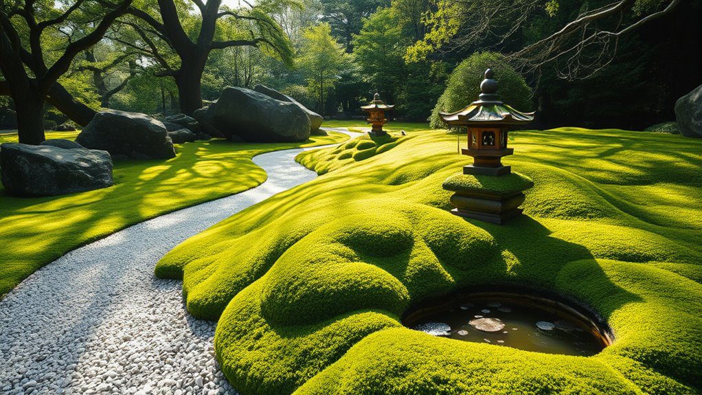 moss garden for tranquility