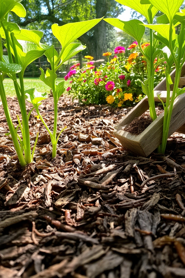 mulch improves clay soil