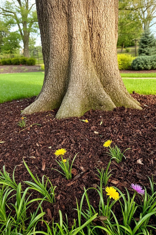 mulch ring improves tree health
