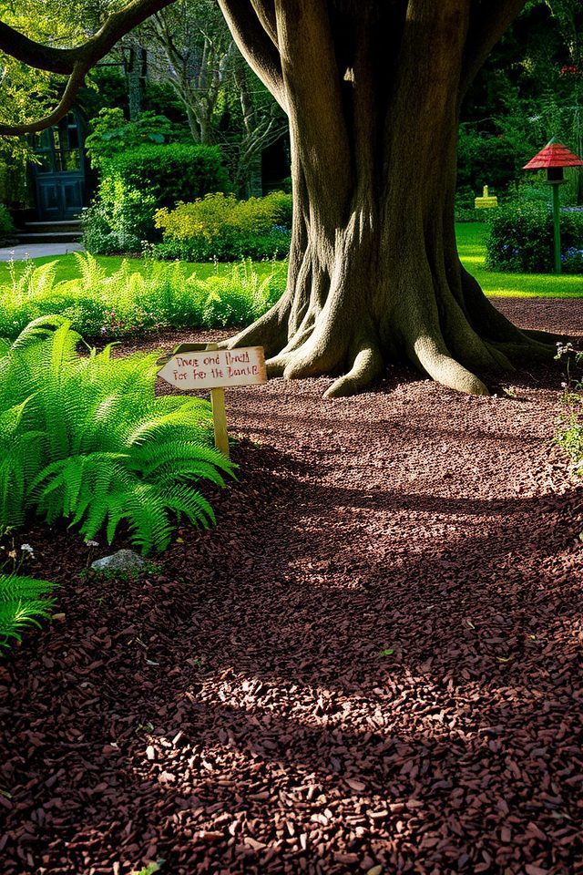mulched pathways enhance accessibility
