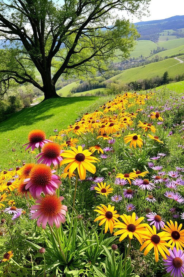 native wildflowers prevent erosion