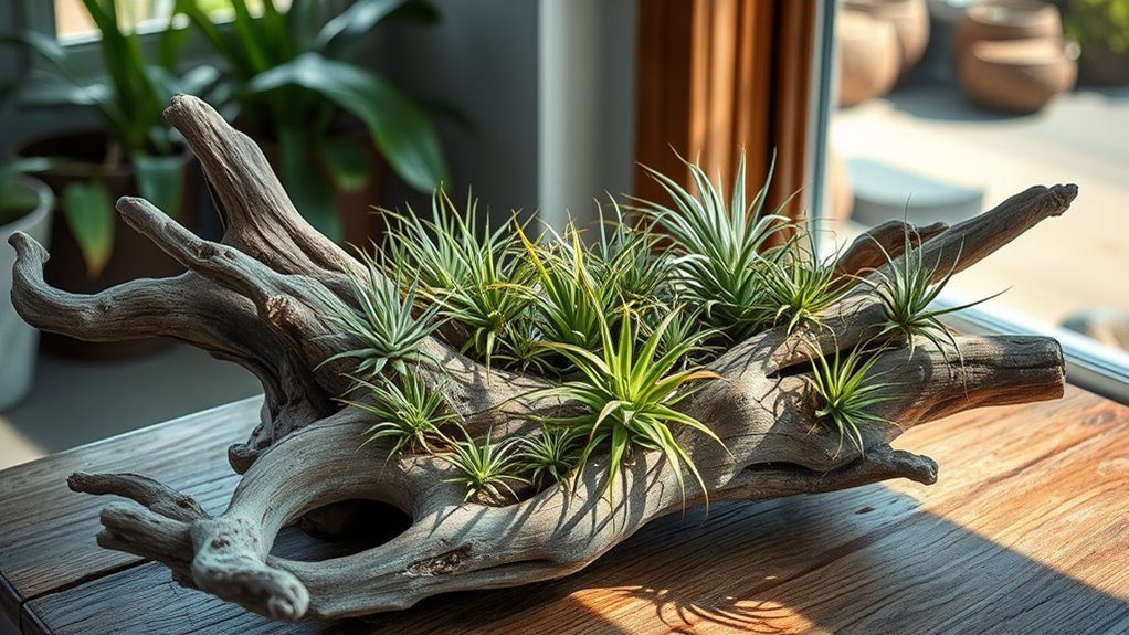 natural air plant displays