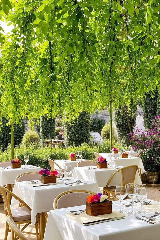 natural elegance outdoor dining