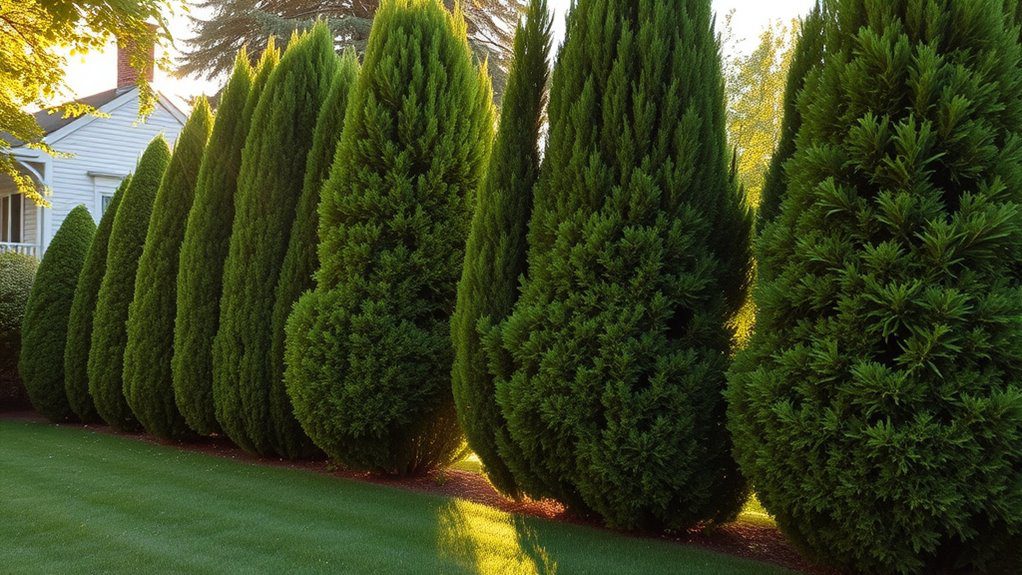 natural privacy with greenery