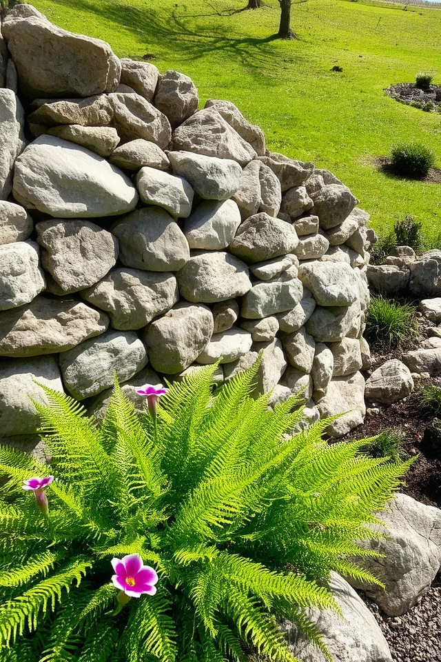 natural stone landscape enhancement