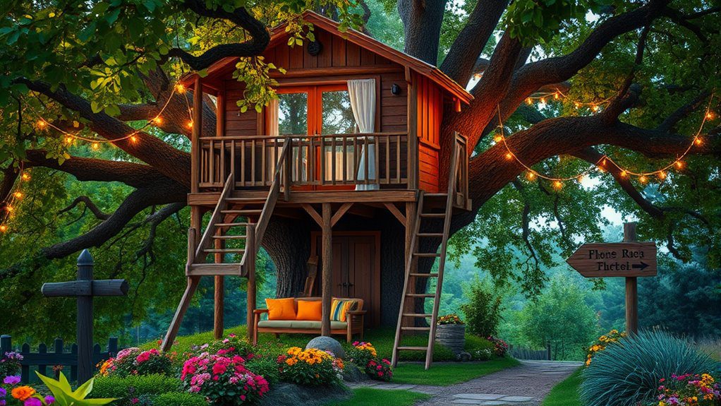 nature inspired adventure playhouse