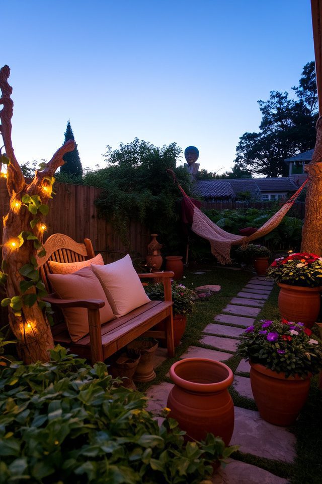 nature inspired backyard decorations