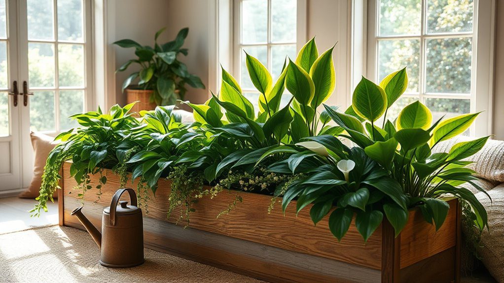 nature inspired indoor greenery displays