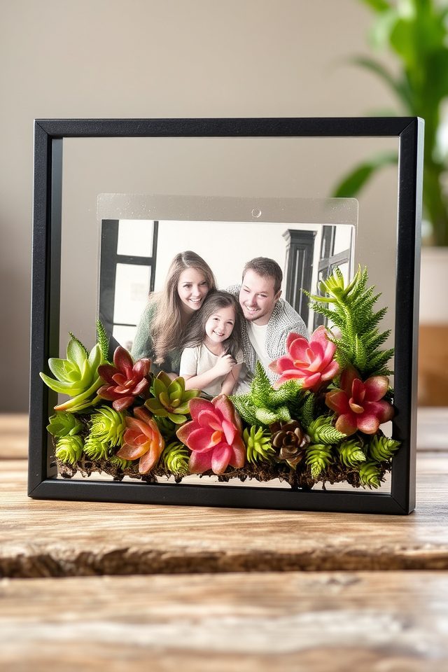 nature inspired memory display frame