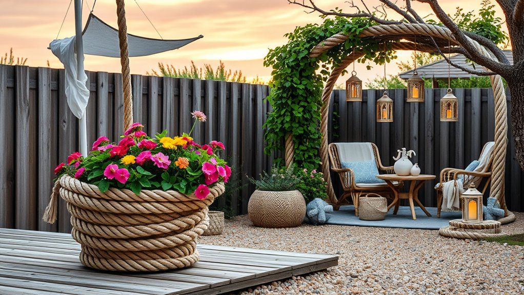 nautical charm for gardens