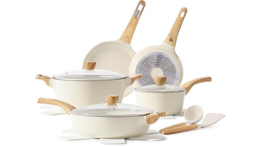 non stick ceramic cookware set