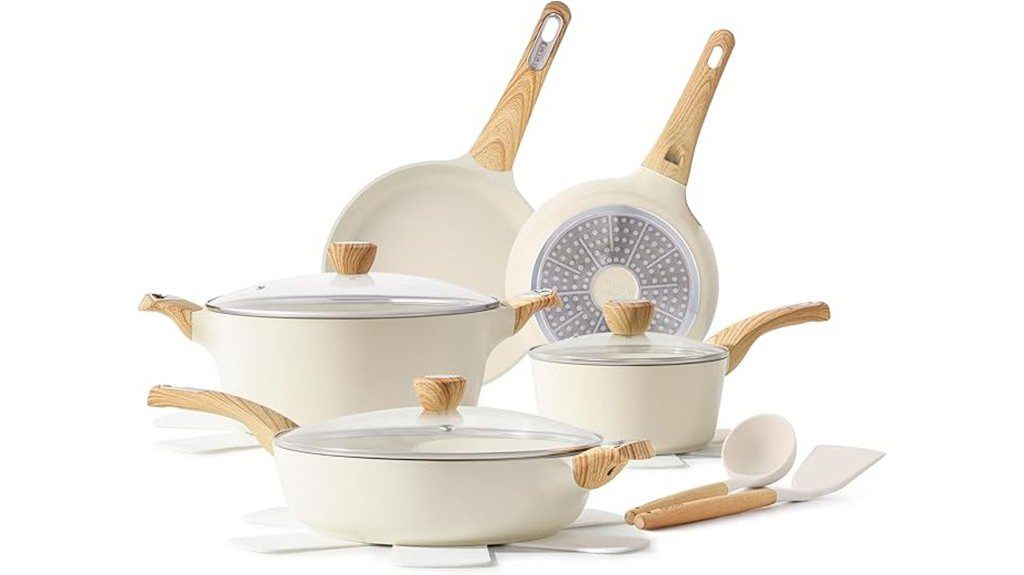 non stick ceramic cookware set