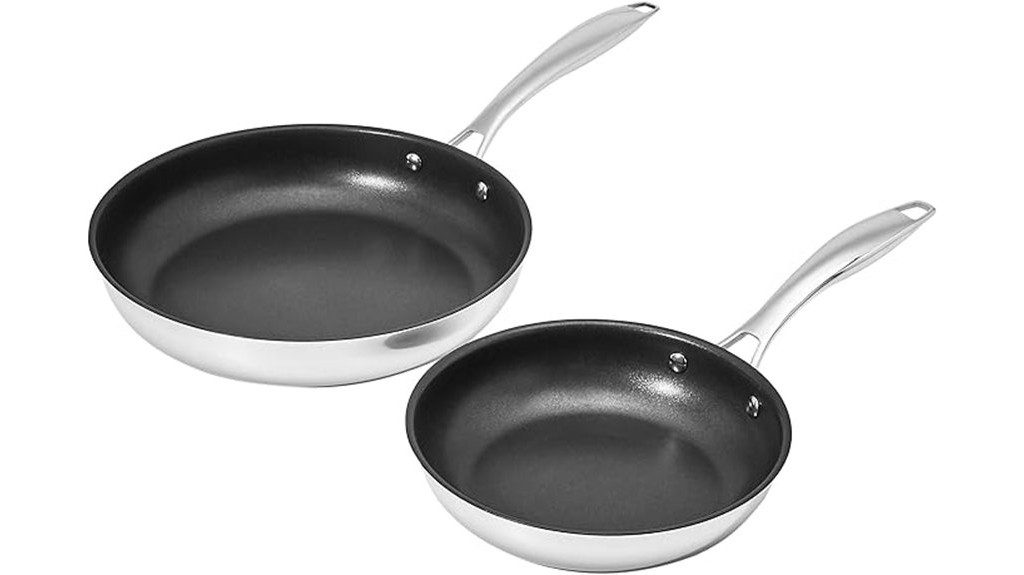 non stick fry pan set