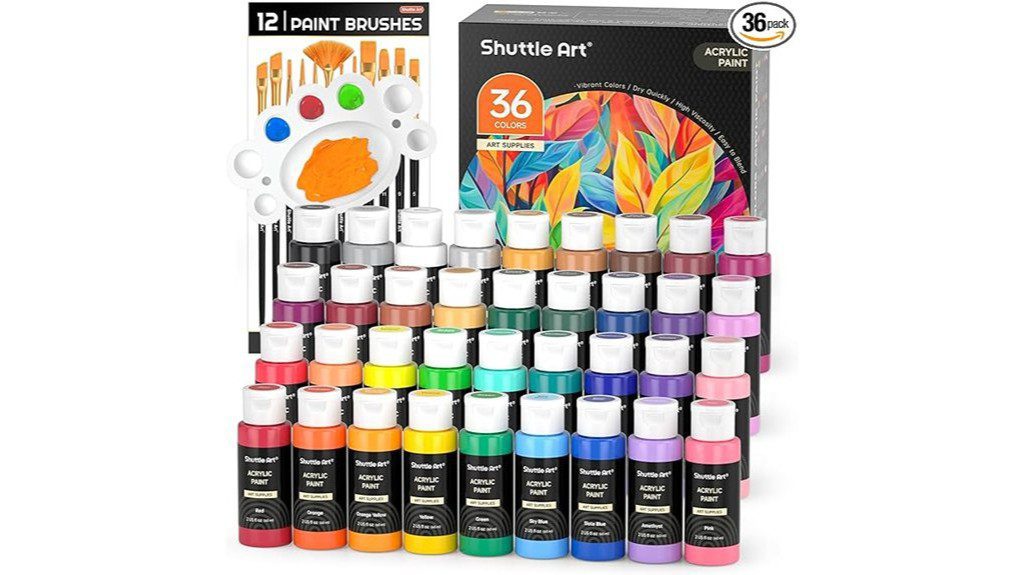 non toxic acrylic paint set