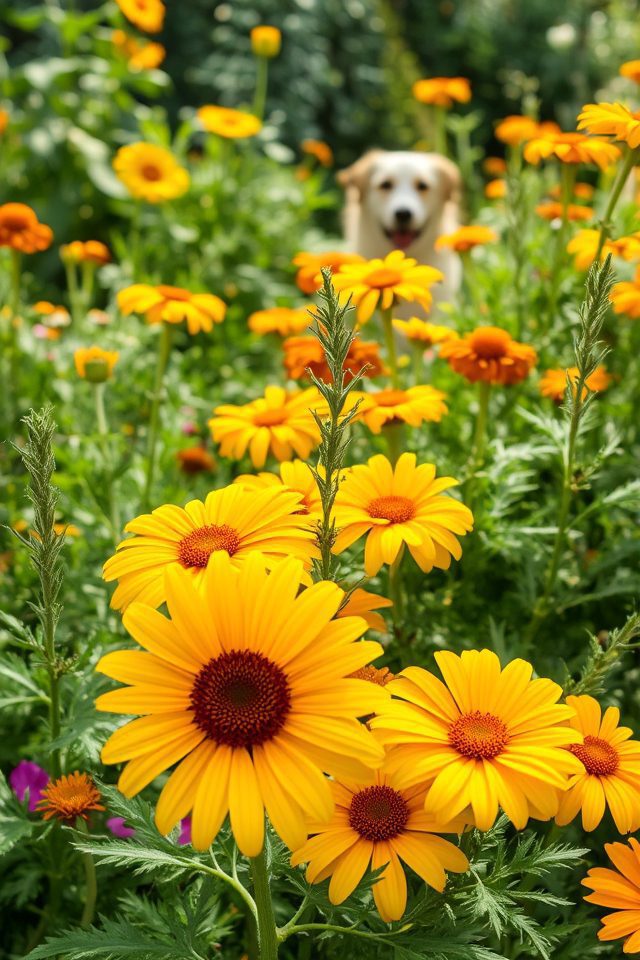 non toxic plants for dogs