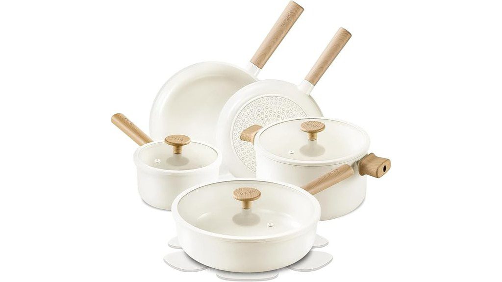 nonstick ceramic cookware set