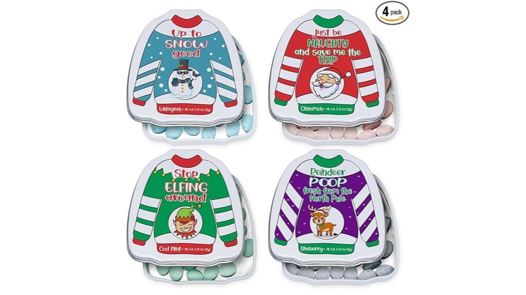 novelty christmas poop mints