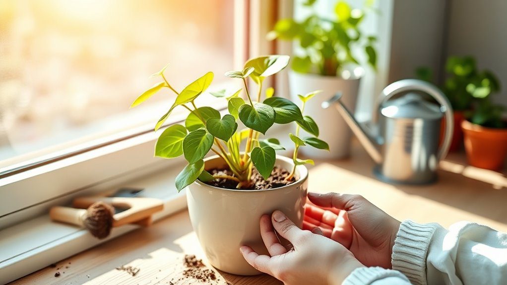 nurturing plants boosts self esteem