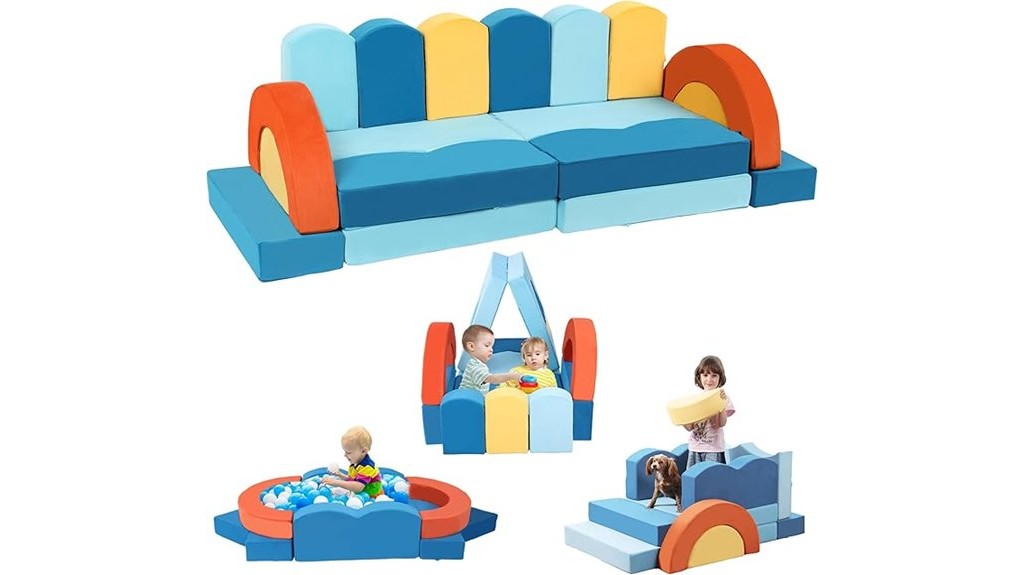 ocean themed modular play couch