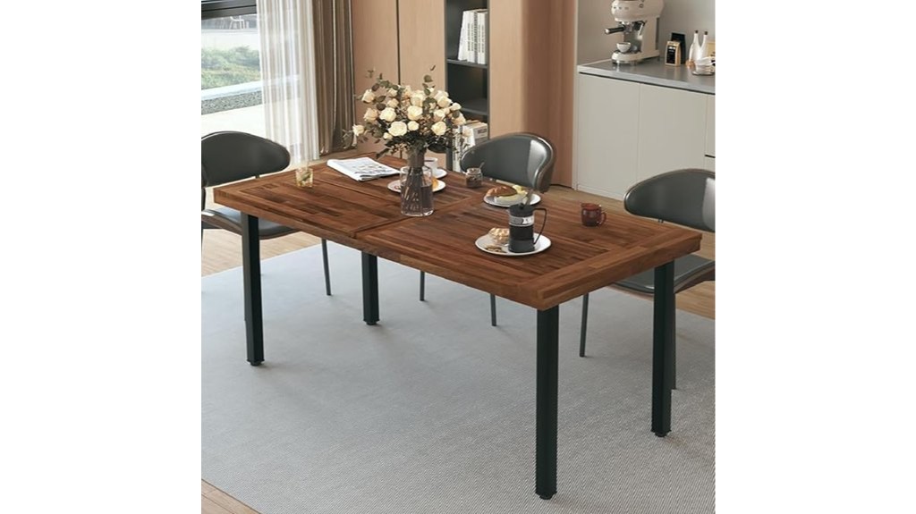 ofika rectangular dining table