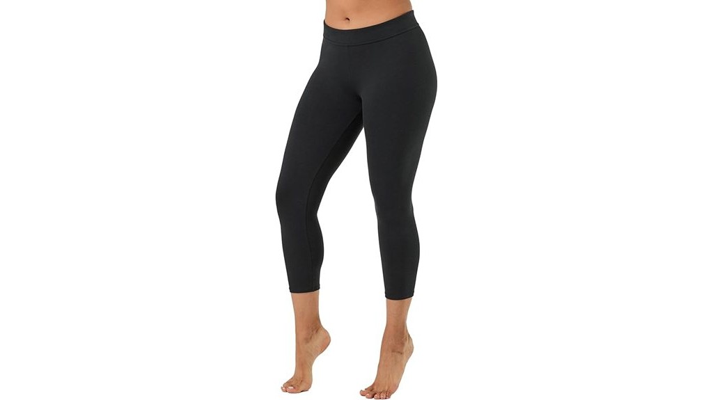 organic cotton cropped legging