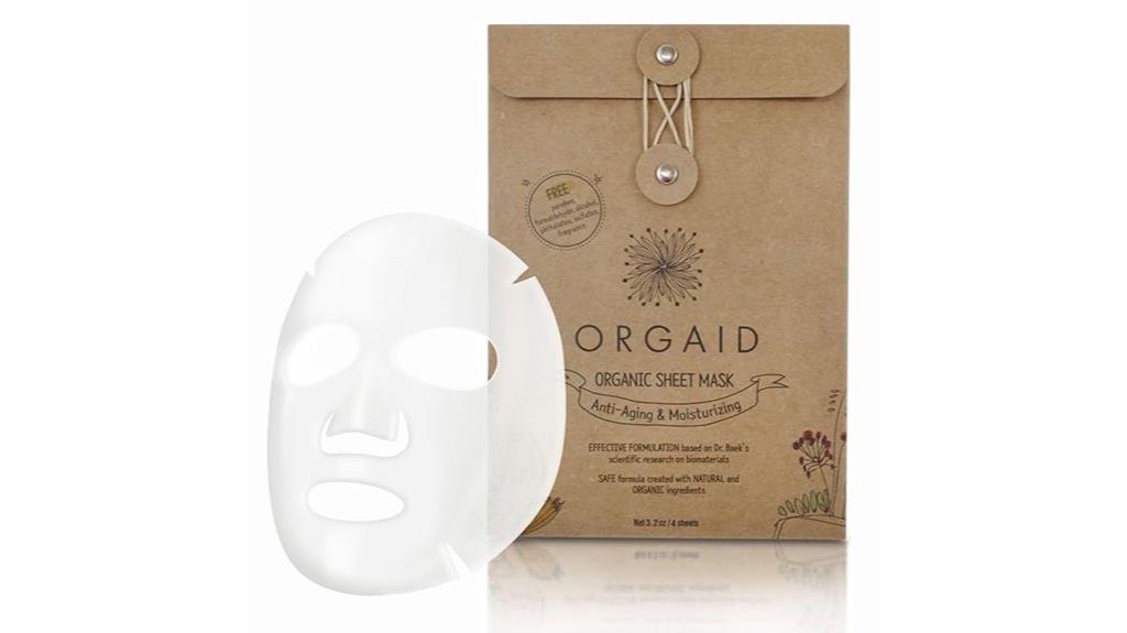 organic sheet mask pack