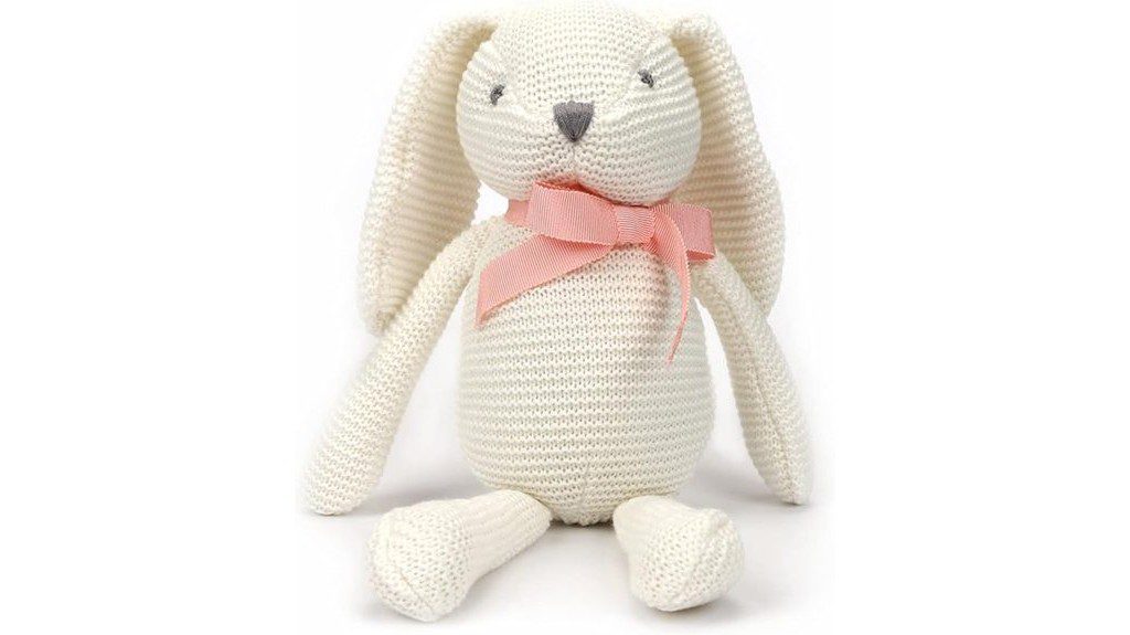 organic stuffed bunny toy