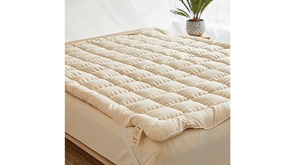 organic wool mattress topper
