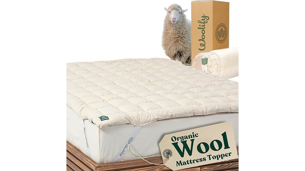 organic wool mattress topper