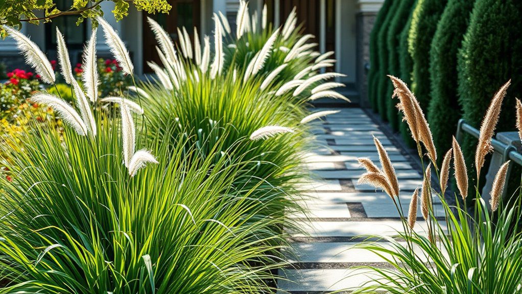ornamental grasses enhance aesthetics
