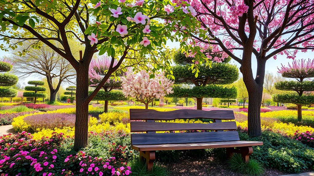 ornamental trees enhance gardens
