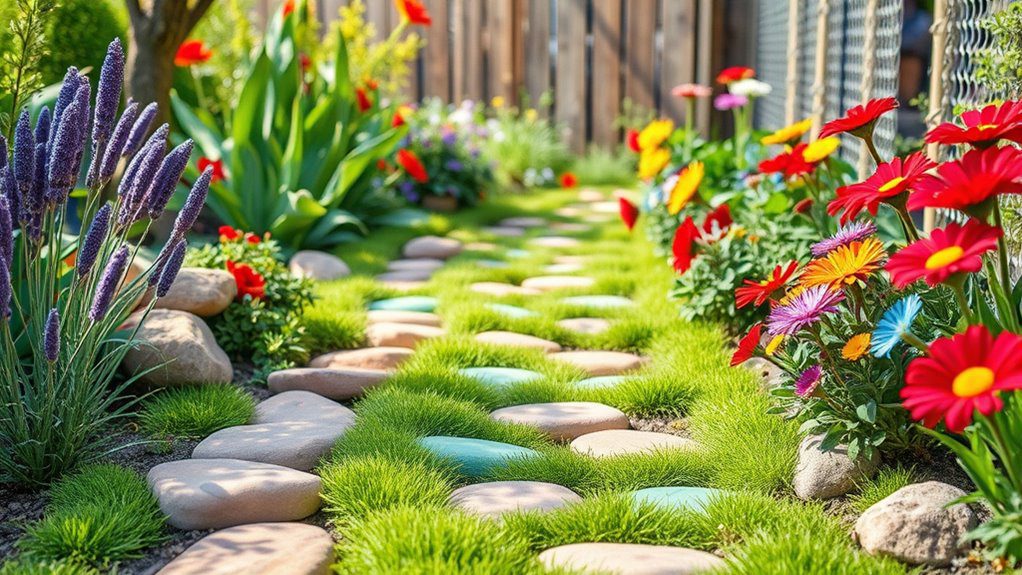 outdoor sensory exploration pathway