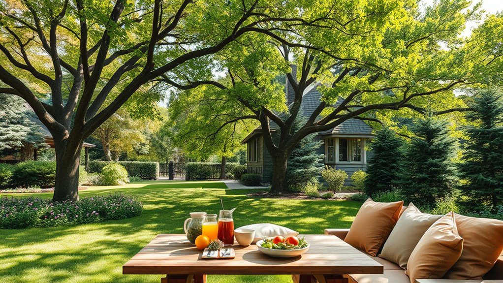 overhead shade tree benefits