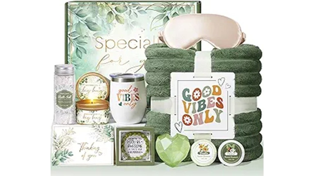 pampering gift basket set