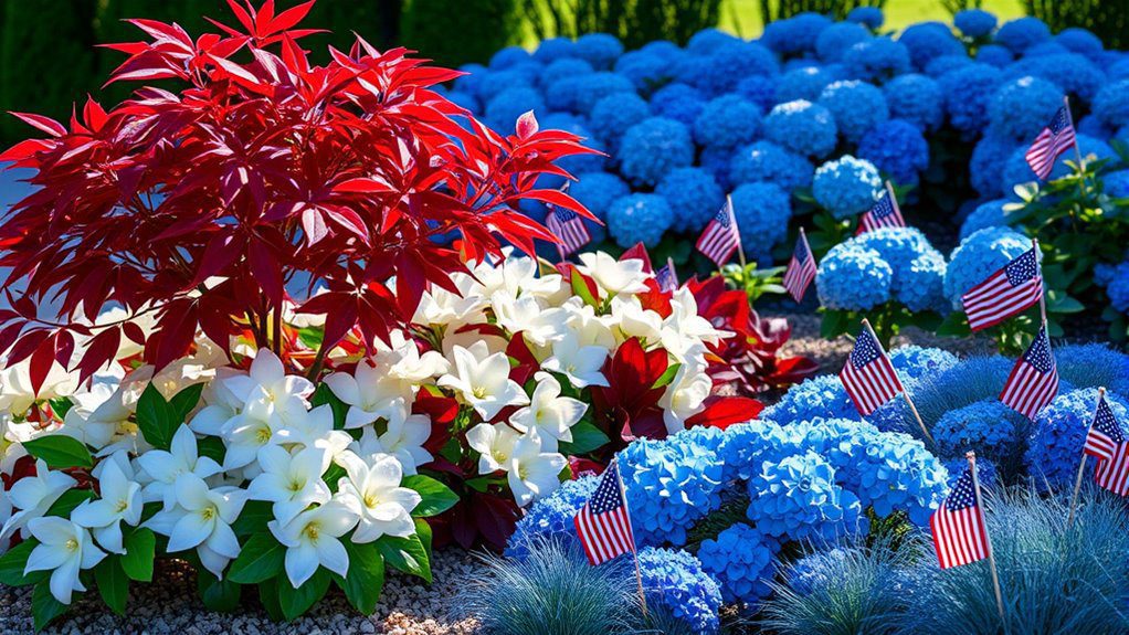 patriotic garden color scheme