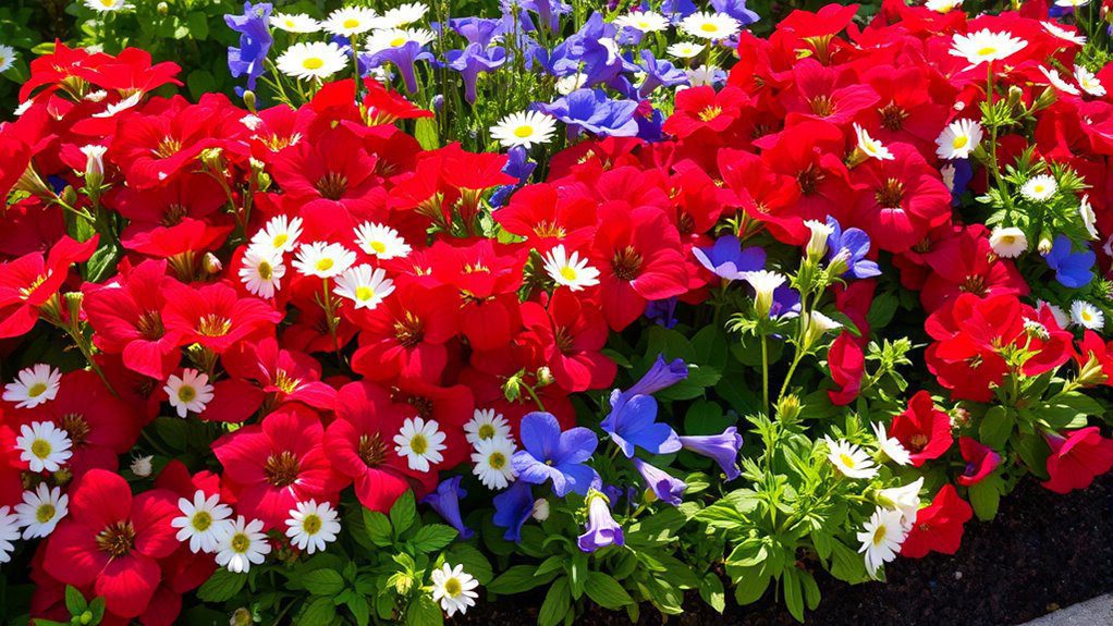 patriotic herb floral garden