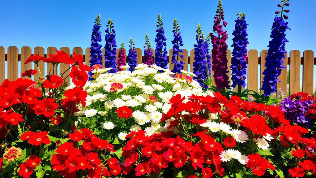 patriotic red white blue