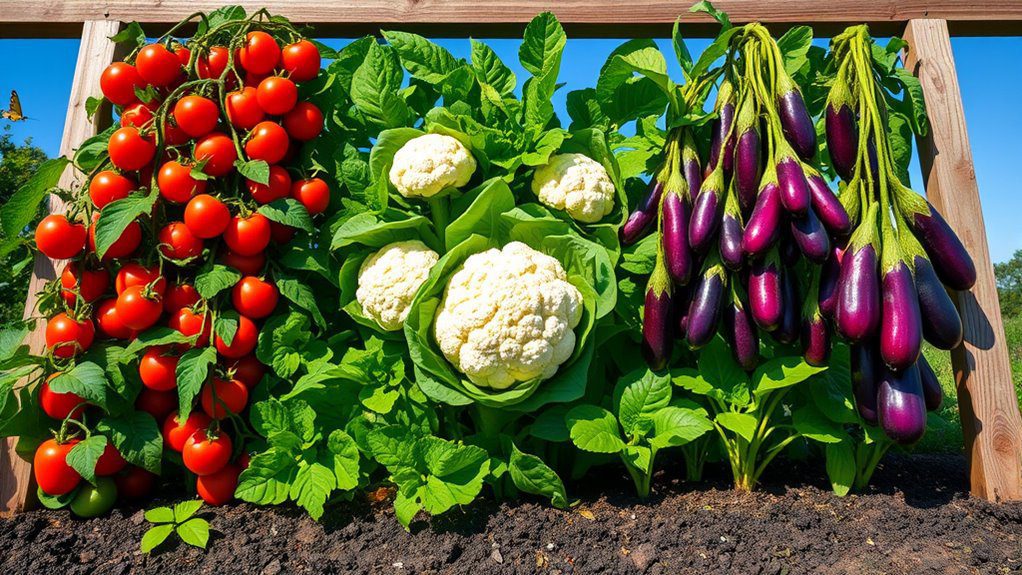 patriotic vegetable garden design