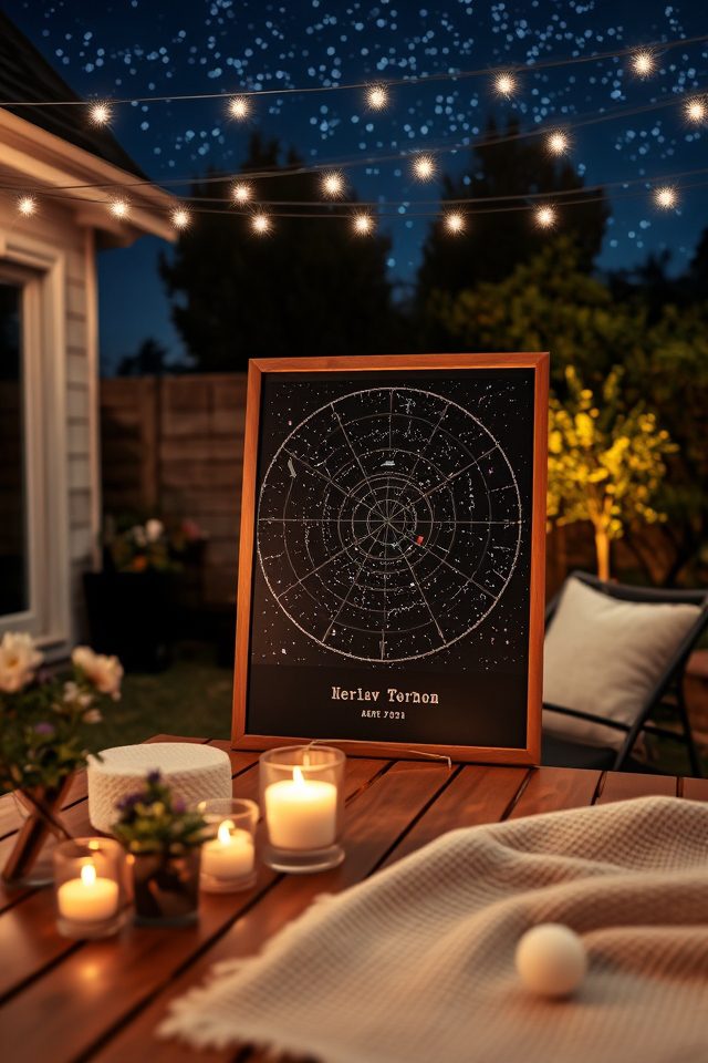 personalized celestial memory prints