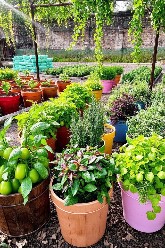 plan thoughtful container arrangements