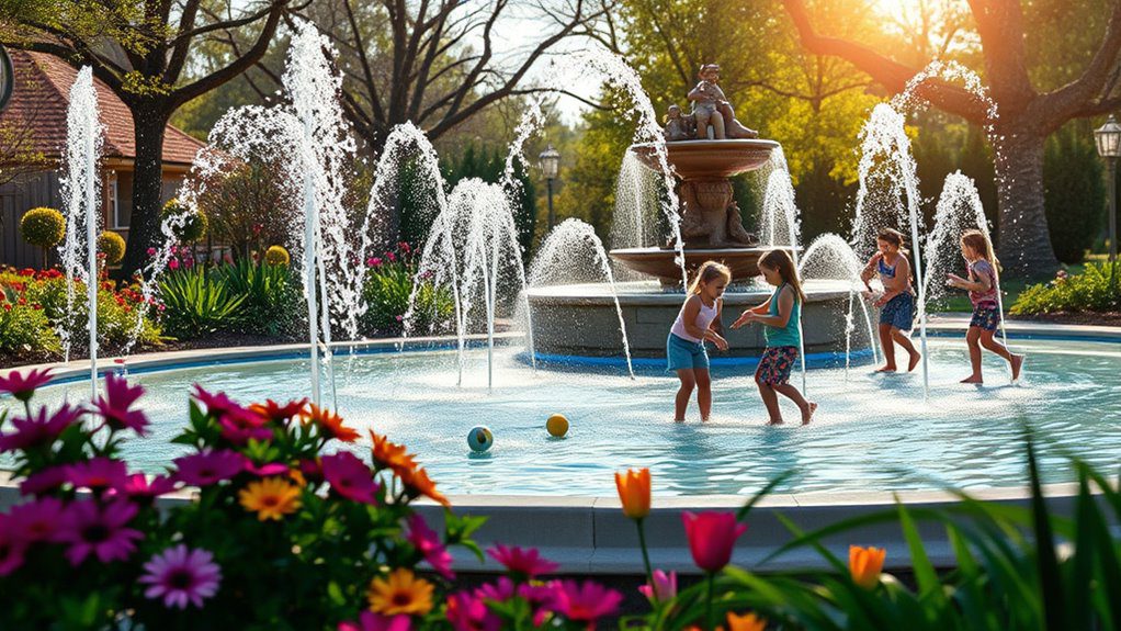 playful interactive water features